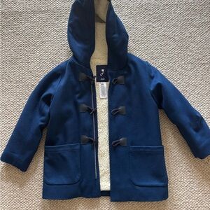 Jacadi Dark Blue Toggle Pea Coat